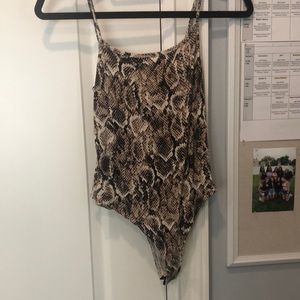 Snake skin bodysuit